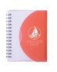 Prime Line Medium Spiral Curve Notebook translucent red DecoFront