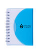 Prime Line Spiral Curve Notebook translucent blue DecoFront