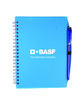 Prime Line Spiral Notebook With Pen translucent blue DecoFront