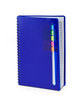Prime Line Semester Spiral Notebook With Sticky Flags reflex blue ModelSide