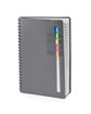 Prime Line Semester Spiral Notebook With Sticky Flags gray ModelSide