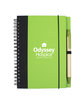 Prime Line Contrast Paperboard Eco Journal lime green DecoFront