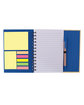 Prime Line Recycled Magnetic Journalbook blue ModelSide