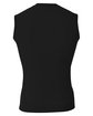 A4 Youth Sleeveless Compression Muscle T-Shirt black ModelBack