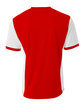 A4 Youth Premier Soccer Jersey scarlet/ white ModelBack
