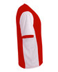 A4 Youth Premier Soccer Jersey scarlet/ white ModelSide