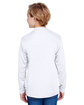 A4 Youth Long Sleeve Cooling Performance Crew Shirt white ModelBack