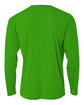 A4 Youth Long Sleeve Cooling Performance Crew Shirt kelly ModelBack