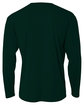 A4 Youth Long Sleeve Cooling Performance Crew Shirt FOREST GREEN ModelBack