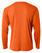 A4 Youth Long Sleeve Cooling Performance Crew Shirt athletic orange ModelBack