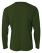 A4 Youth Long Sleeve Cooling Performance Crew Shirt military green ModelBack