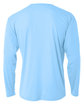 A4 Youth Long Sleeve Cooling Performance Crew Shirt sky blue ModelBack