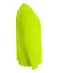 A4 Youth Long Sleeve Cooling Performance Crew Shirt LIME ModelSide