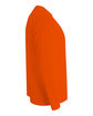 A4 Youth Long Sleeve Cooling Performance Crew Shirt SAFETY ORANGE ModelSide