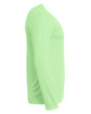 A4 Youth Long Sleeve Cooling Performance Crew Shirt light lime ModelSide