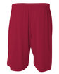 A4 Youth Cooling Performance Polyester Short CARDINAL ModelBack