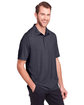 North End Men's Jaq Snap-Up Stretch Performance Polo CARBON ModelQrt