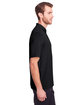 North End Men's Jaq Snap-Up Stretch Performance Polo BLACK ModelSide