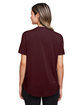 North End Ladies' Jaq Snap-Up Stretch Performance Polo BURGUNDY ModelBack