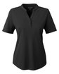 North End Ladies' Replay Recycled Polo BLACK OFFront