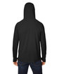 North End Unisex JAQ Stretch Performance Hooded T-Shirt black ModelBack