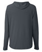 North End Unisex JAQ Stretch Performance Hooded T-Shirt carbon OFBack