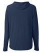 North End Unisex JAQ Stretch Performance Hooded T-Shirt classic navy OFBack