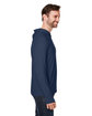 North End Unisex JAQ Stretch Performance Hooded T-Shirt classic navy ModelSide