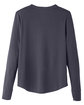 North End Ladies' JAQ Snap-Up Stretch Performance Pullover carbon FlatBack
