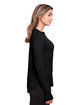 North End Ladies' JAQ Snap-Up Stretch Performance Pullover black ModelSide