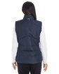 North End Ladies' Engage Interactive Insulated Vest navy/ graph ModelBack
