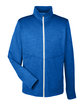 North End Men's Amplify Mlange Fleece Jacket naut blu/ pltnm OFFront