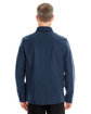 North End Men's Edge Soft Shell Jacket with Fold-Down Collar NAVY ModelBack