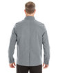 North End Men's Edge Soft Shell Jacket with Fold-Down Collar CITY GREY ModelBack