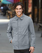 North End Men's Edge Soft Shell Jacket with Fold-Down Collar  Lifestyle