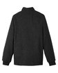 North End Men's Aura Sweater Fleece Quarter-Zip black/ black FlatBack