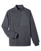 North End Men's Aura Sweater Fleece Quarter-Zip carbon/ carbon FlatFront