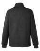 North End Men's Aura Sweater Fleece Quarter-Zip black/ black OFBack