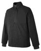 North End Men's Aura Sweater Fleece Quarter-Zip black/ black OFQrt