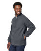 North End Men's Aura Sweater Fleece Quarter-Zip carbon/ carbon ModelQrt