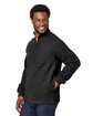 North End Men's Aura Sweater Fleece Quarter-Zip black/ black ModelQrt
