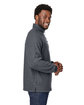 North End Men's Aura Sweater Fleece Quarter-Zip carbon/ carbon ModelSide