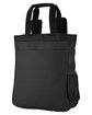 North End Men's Reflective Convertible Backpack Tote black ModelQrt