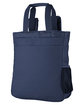 North End Men's Reflective Convertible Backpack Tote classic navy ModelQrt