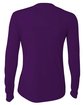 A4 Ladies' Long Sleeve Cooling Performance Crew Shirt purple ModelBack