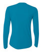 A4 Ladies' Long Sleeve Cooling Performance Crew Shirt ELECTRIC BLUE ModelBack