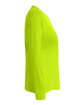 A4 Ladies' Long Sleeve Cooling Performance Crew Shirt LIME ModelSide