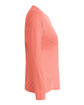 A4 Ladies' Long Sleeve Cooling Performance Crew Shirt CORAL ModelSide