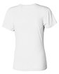 A4 Ladies' Softek V-Neck T-Shirt white ModelBack