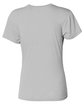 A4 Ladies' Softek V-Neck T-Shirt silver ModelBack